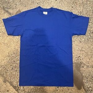 SuperMAXHeavy Shakawear Short Sleeve Crewneck Tee Size Medium Blue